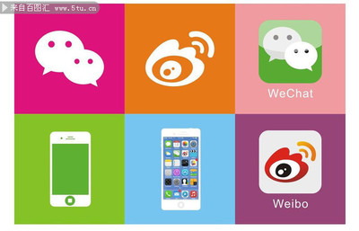 常用手机社交软件图标及其设计特色